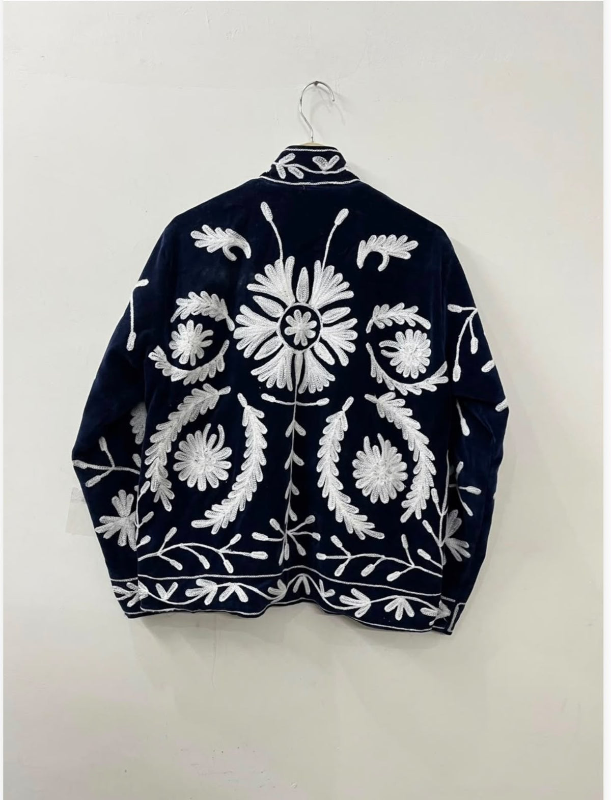 Midnight Bloom Embroidered Jacket